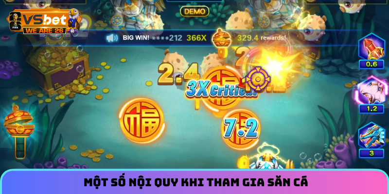 Review Game Bắn Cá Thần Tài - Game Săn Boss Bom Tấn 2026 3 Một số nội quy khi tham gia săn cá
